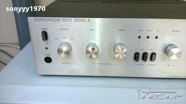 europhon rck 2000a stereo amplifier-внос швеицария, снимка 6 - Ресийвъри, усилватели, смесителни пултове - 18177005