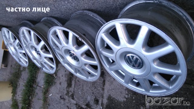 Volkswagen 5Х112 джанти оригинални за Шаран 15 цола, снимка 9 - Гуми и джанти - 15553859