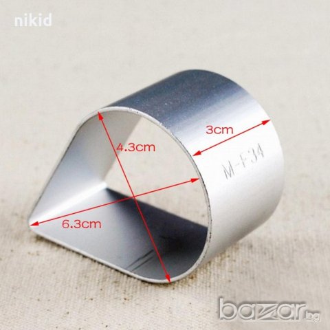 водна капка метален резец форма за украса декорация торта мъфин сладка бисквитка, снимка 2 - Форми - 18328407