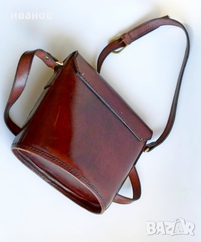 Дамска кожена чанта внос от Франция, снимка 3 - Чанти - 23200350