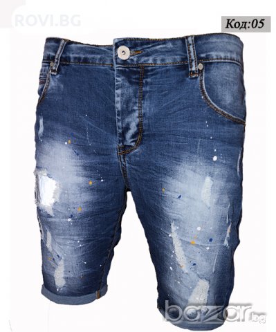 Мъжки къси дънки 50 модела, снимка 6 - Къси панталони - 21457391