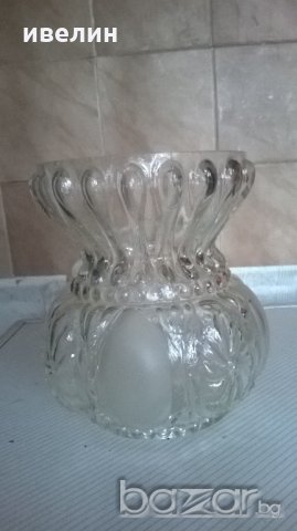 четири  стъкла арт деко за полилей,аплик