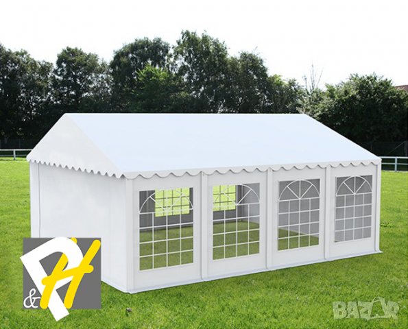 Шатра 6х8м, 100% водоустойчив PVC брезент 500гр/м2, снимка 2 - Градински мебели, декорация  - 24846049