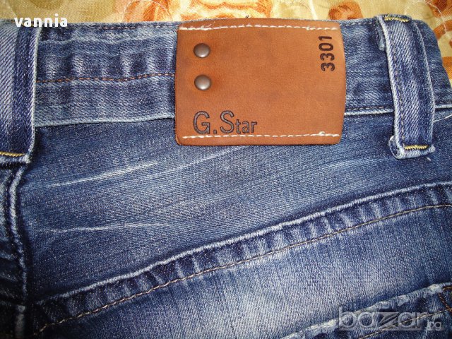 G-star Raw- с протрити ефекти 32 размер, снимка 3 - Дънки - 13989599
