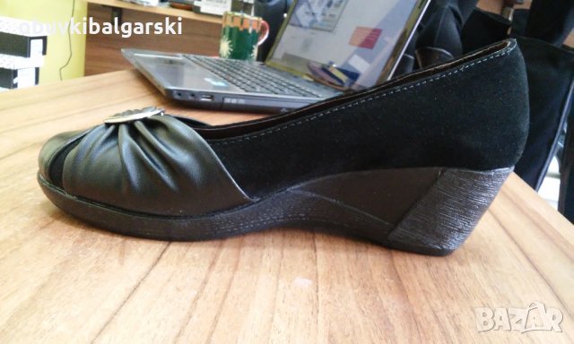 Супер Цена Нови №37;39 ЕСт Велур Платформа Български, снимка 3 - Дамски ежедневни обувки - 24649356