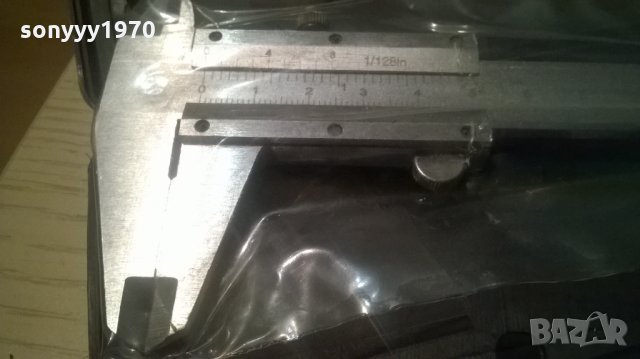 Метален шублер 23см с кутия-внос швеицария, снимка 5 - Шублери - 23324021