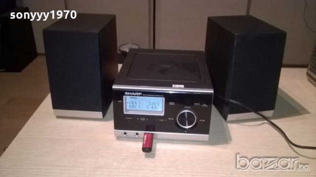sharp usb/cd/tuner/ampli/aux+колони-внос швеицария, снимка 7 - Ресийвъри, усилватели, смесителни пултове - 18410763
