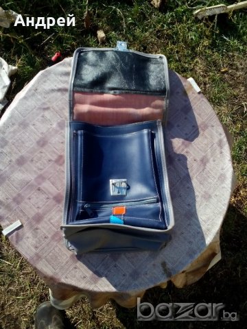 Стара кожена чанта, снимка 6 - Антикварни и старинни предмети - 19984819