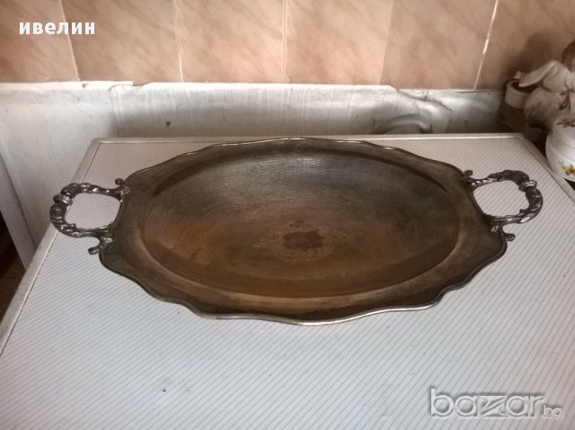 стара посребрена антикварна купа-арт деко, снимка 1 - Антикварни и старинни предмети - 15710974
