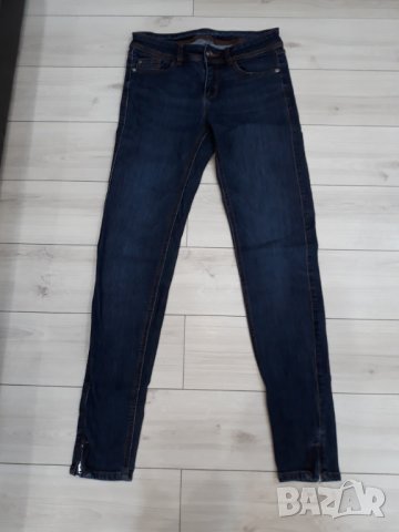 Дамски тъмносини дънки марка Zara Basic , снимка 1