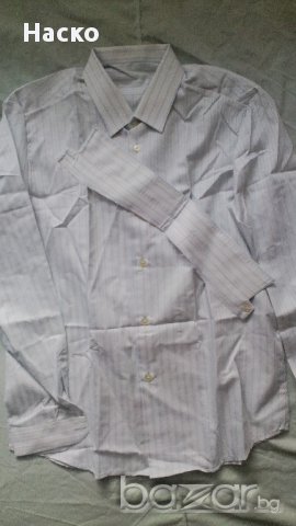 4 нови мъжки ризи, риза с резервна яка, снимка 5 - Ризи - 11853295