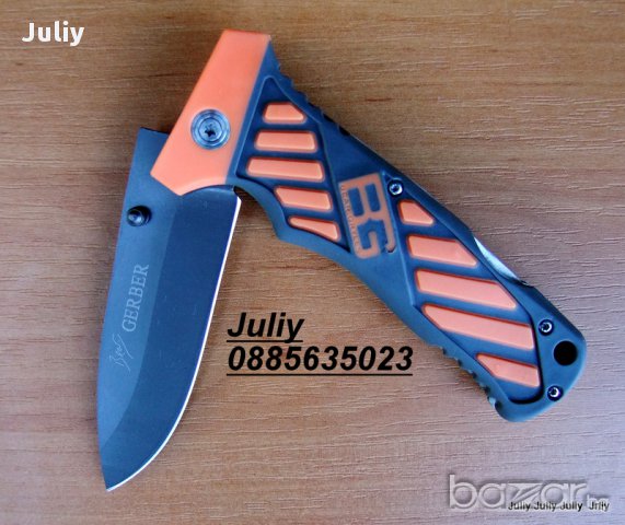 Сгъваем нож Gerber - BG Compact, снимка 9 - Ножове - 13074185