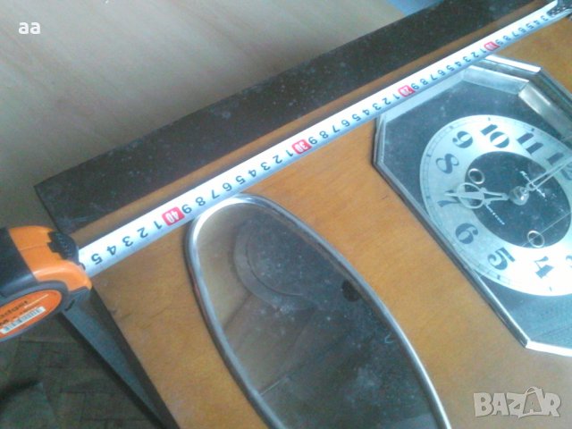 Стенен часовник Янтар с махало , снимка 2 - Други стоки за дома - 24219480