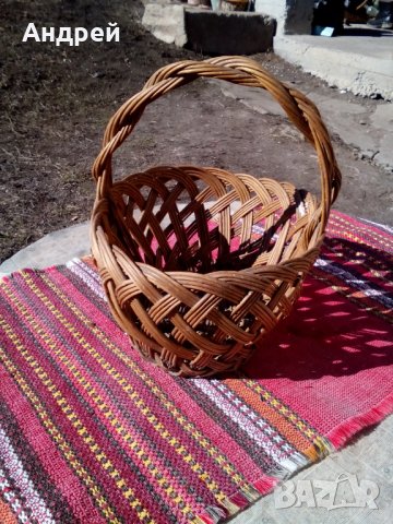 Старинна кошница #6, снимка 4 - Антикварни и старинни предмети - 24422826