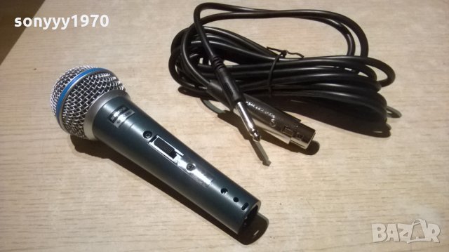shure BETA 58 mic+shure кабел с жак и букса-внос швеицария, снимка 4 - Микрофони - 24470000