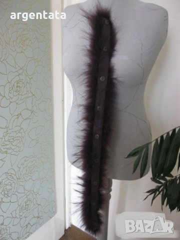 Нова лента за качулка от естествена кожа на касакадна лисица, снимка 5 - Палта, манта - 23831711