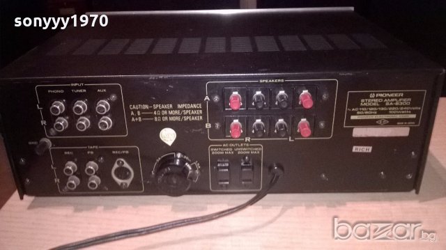 ПОРЪЧАН-pioneer-amplifier-внос швеицария, снимка 14 - Ресийвъри, усилватели, смесителни пултове - 19197270