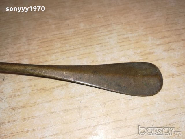 антика-реликва-стара лъжица-20х6см, снимка 5 - Колекции - 21109619