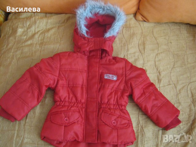 Зимно яке с качулка 92 размер, 18-24 месеца, снимка 4 - Бебешки якета и елеци - 24118404