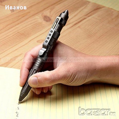 Алуминиева химикалка за тактическа отбрана и самозащита, снимка 12 - Екипировка - 17671529