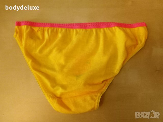 жълти памучни бикини М, снимка 2 - Бельо - 22692891