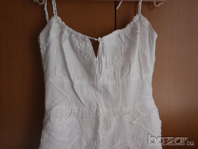 красива бяла рокля хс-с  , снимка 2 - Рокли - 7871983