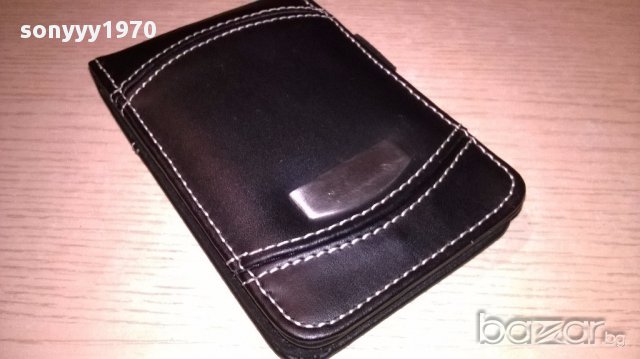 Кожен калъф с каклулатор-14х9см-внос швеицария, снимка 2 - Антикварни и старинни предмети - 17577881