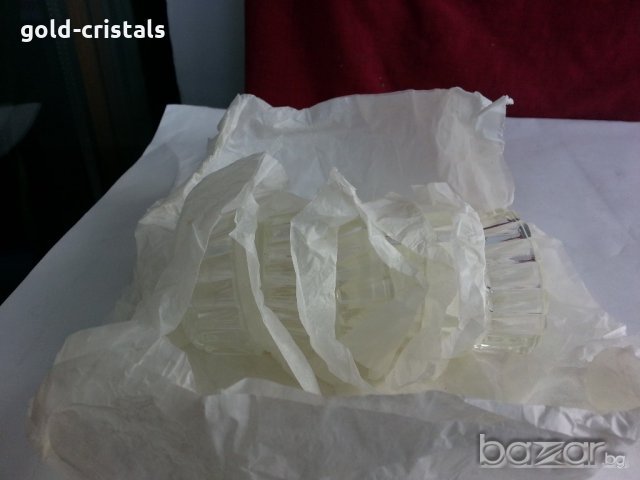 руски кристални свещници купички , снимка 12 - Декорация за дома - 20681553