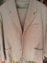 Нов мъжки кoстюм бежовокафяв, снимка 2