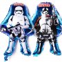 Цял ръст The Force Star Wars Междузвездни Войни фолио фолиев балон хелий въздух парти рожден ден, снимка 1 - Други - 24340568