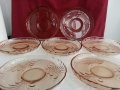 Стъклени чинии чинийки цветно стъкло, снимка 7