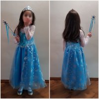 НОВО!!! БЛЕСТЯЩА РОКЛЯ НА ЕЛЗА от Замръзналото кралство, снимка 4 - Детски рокли и поли - 23405532