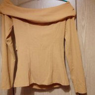 Нова Блуза тютюнев цвят, снимка 2 - Блузи с дълъг ръкав и пуловери - 17297959