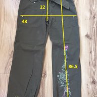 Дамски панталон RIPCURL оригинал, size 36/S, цвят милитъри зелен, много запазен, снимка 7 - Панталони - 17754683