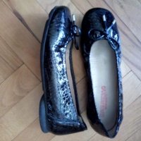 Обувки от естествена кожа тип балеринки , снимка 2 - Дамски обувки на ток - 25198581