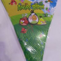 Angry Birds енгри бърдс 10 бр Парти Гирлянд Знаменца Флаг Банер, снимка 1 - Декорация за дома - 23179726