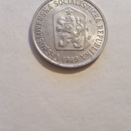 Монета От 10 Чехословашки Хелера От 1969г. / 1969 10 Czechoslovakia Hellers Coin KM# 49.1, снимка 2 - Нумизматика и бонистика - 15594503