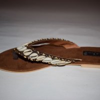 Hot Lava - Уникални дамски чехли - сандали / номер 40, снимка 7 - Чехли - 21999587