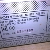 sony str-ksl500 receiver-420w total-внос швеицария, снимка 14 - Ресийвъри, усилватели, смесителни пултове - 26008127