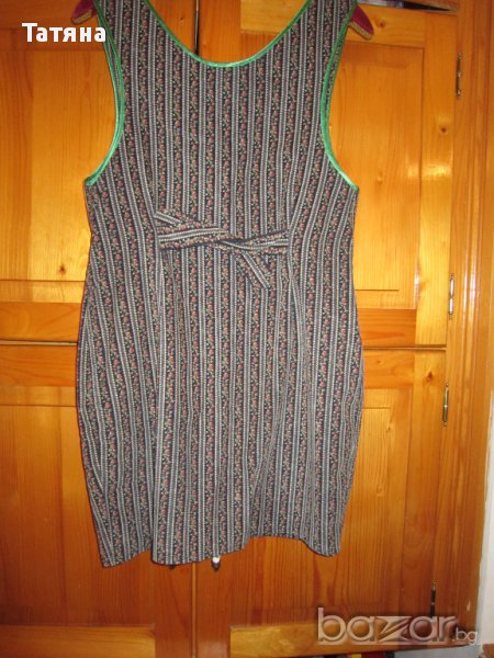  РОКЛЯ - СУКМАН от кадифе, снимка 1