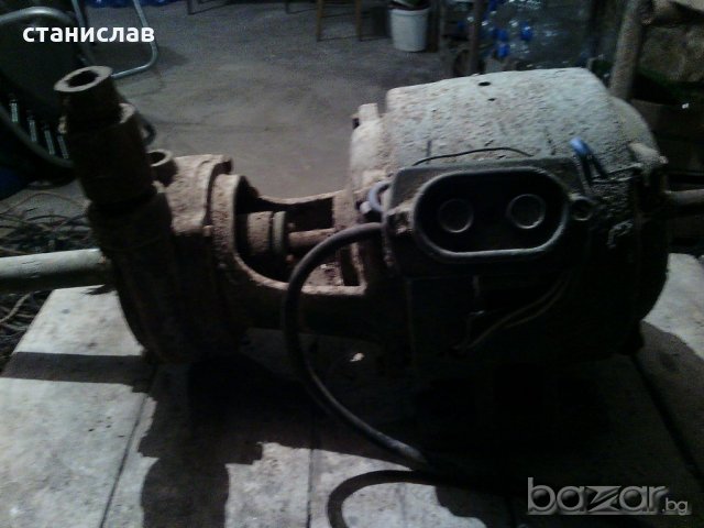 Електромотор с водна помпа, снимка 2 - Водни помпи - 19932355