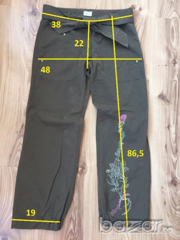 Дамски панталон RIPCURL оригинал, size 36/S, цвят милитъри зелен, много запазен, снимка 7 - Панталони - 17754683