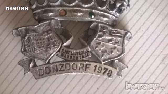 стара значка, снимка 3 - Антикварни и старинни предмети - 17627096