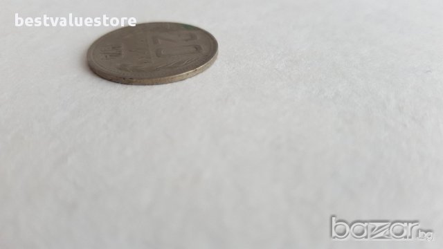 Монета 20 Стотинки 1974г. / 1974 20 Stotinki Coin, снимка 3 - Нумизматика и бонистика - 17345422