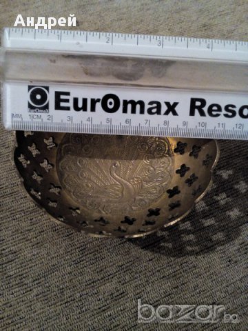 Бронзова купа, снимка 2 - Антикварни и старинни предмети - 17712806