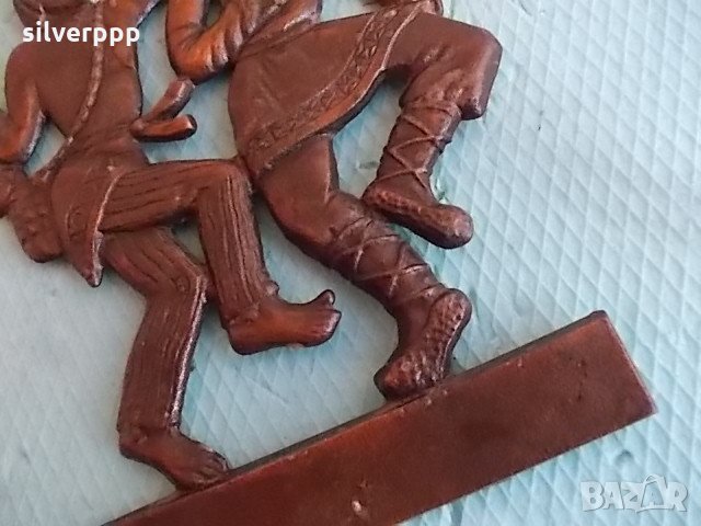  Метална апликация - СССР , снимка 3 - Антикварни и старинни предмети - 23815146