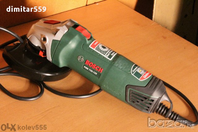 ЪГЛОШЛАЙФ BOSCH 750W, снимка 2 - Други инструменти - 11930417