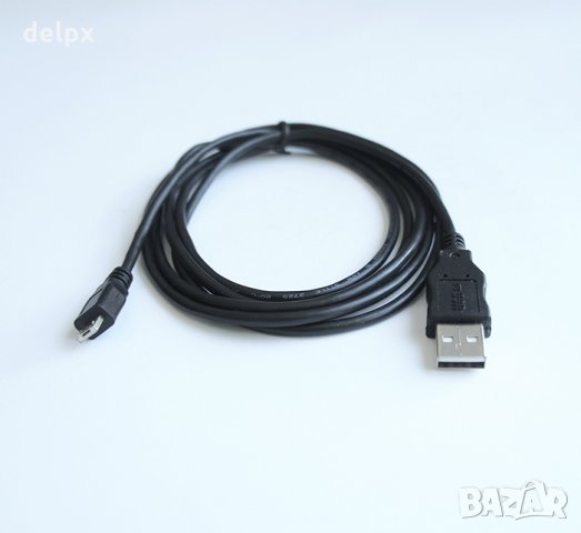 Кабел за фотоапарат USB-А(м)/MICRO USB-A(м) 1,6m, снимка 1 - Батерии, зарядни - 23282227
