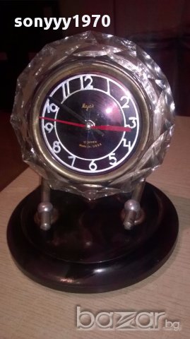 АНТИКА-Масивен руски часовник за колекция/ремонт 20х20см, снимка 6 - Антикварни и старинни предмети - 17922230