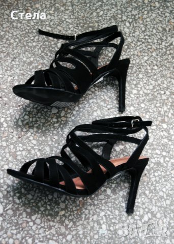 SIMPLY BE дамски елегантни обувки / сандали, черни, снимка 11 - Дамски елегантни обувки - 24838242